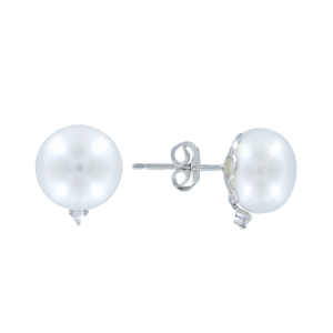Ohrstecker mit Perle und Brillant