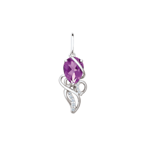 Anhänger mit Amethyst und Zirkonia