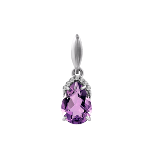 Anhänger mit Amethyst und Zirkonia