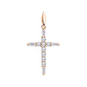 Anhänger – Kreuz mit Zirkonia