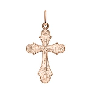 Anhänger - Kreuz vergoldet