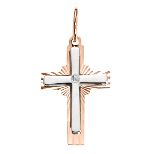 Anhänger – Kreuz mit Brillant