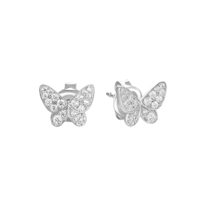 Ohrstecker Schmetterling mit Zirkonia