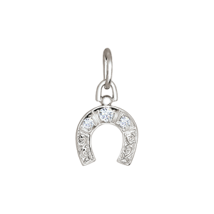 Anhänger Hufeisen mit Zirkonia