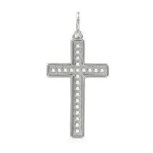 Anhänger Kreuz mit Zirkonia
