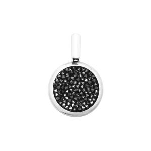 Anhänger mit schwarzen Kristallen Swarovski