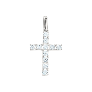Anhänger – Kreuz mit Zirkonia