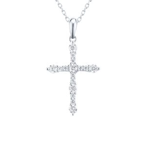 Anhänger – Kreuz mit Zirkonia
