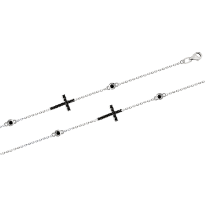 Armband "Kreuz" mit Zirkonia