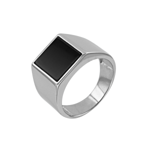 Herrenring mit Onyx