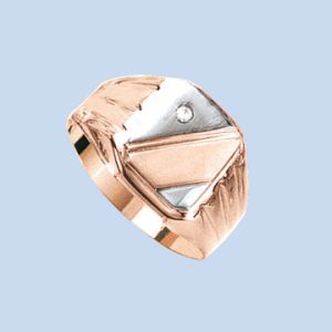 Herrenring mit Zirkonia
