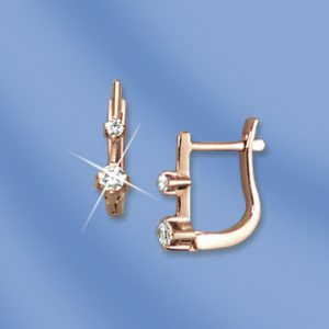 Ohrhänger mit Zirkonia