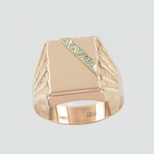 Herrenring mit Zirkonia