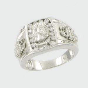 Herrenring mit Zirkonia