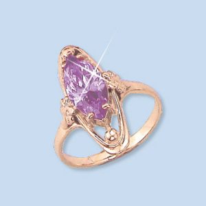 Damenring mit Amethyst