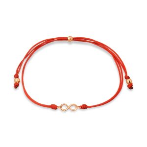 "Unendlichkeit" Armband mit Rotgold