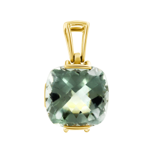 Anhänger mit grünem Amethyst